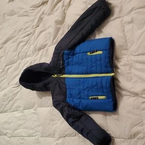 Boys reversible rain/fleece jacket with hood